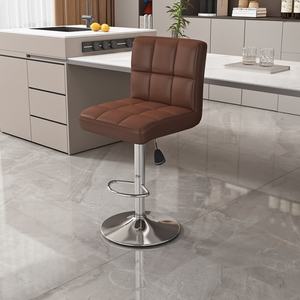 Taburete de Bar de Metal Resistente Estilo <span class=keywords><strong>Italiano</strong></span>, Base Ecológica y Duradera, Muebles Comerciales Modernos para Comedor, Hotel, Bar y Restaurante - Product Image 3