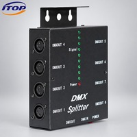 Répartiteur et amplificateur de signal DMX512 pour éclairage de scène, idéal pour concerts et événements