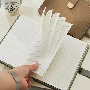 Hot-bán A5-sized văn phòng nhật ký và máy tính xách tay ràng buộc với <span class=keywords><strong>PU</strong></span> bao gồm, được trang bị với chủ sở hữu bút. - Product Image 3