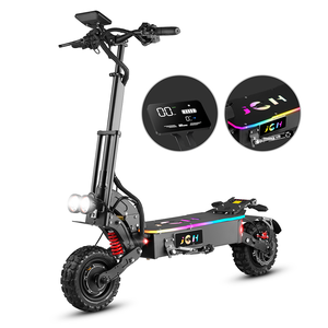 Scooter electrónico plegable impermeable G1 de 11 pulgadas con luz LED 60V 3000W * 2 Motor 65-75 millas de alcance 55MPH velocidad máxima para adultos - Product Image 6