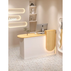 Caja Registradora <span class=keywords><strong>de</strong></span> madera y Metal con pintura pequeña minimalista moderna, salón <span class=keywords><strong>de</strong></span> belleza, Bar, recepción, escritorio frontal <span class=keywords><strong>de</strong></span> Color personalizado - Product Image 2
