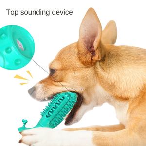 Voor nieuwe huisdieren Hond Tandenborstel Speelgoed TPR Materiaal Decompressie Elastisch Slijpstok Reinigingsbenodigdheden Bijtspeelgoed - Product Image 3