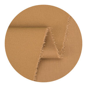 21*16+70डी कस्टम 98 कॉटन 2 स्पैन्डेक्स स्ट्रेच इलास्टेन ब्रश टवील खाकी फैब्रिक - Product Image 5