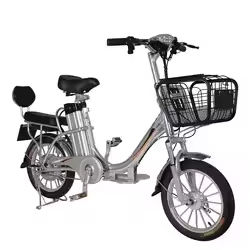 Vélo électrique pliable 20 pouces 48V 350W 2026 avec batterie au lithium 48V12AH, autonomie 40-50km pour adultes, best-seller - Product Image 1