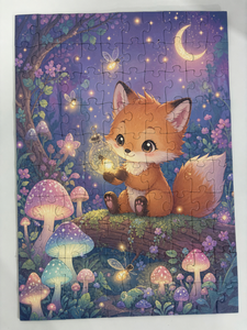 <span class=keywords><strong>Puzzle</strong></span> Creativi Stampati con Animali Carini, Tema Cartone Animato Personalizzato, 100 Pezzi per Bambini - Product Image 1