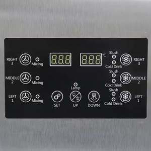 Commercial 220V Boisson Slush Machine 15L * 3 Réservoir Unique Congelé Prise Européenne Nouveau Contrôle Neige Fonte Machine Prix Usine - Product Image 6