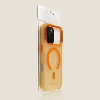 Étui de charge magnétique sans fil transparent de luxe pour téléphone portable 17/Air 16/15/14 Plus/13/12 Pro Max