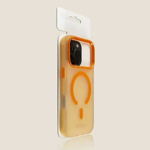 Étui de charge magnétique sans fil transparent de luxe pour téléphone portable 17/Air 16/15/14 Plus/13/<span class=keywords><strong>12</strong></span> Pro Max - Product Image 2