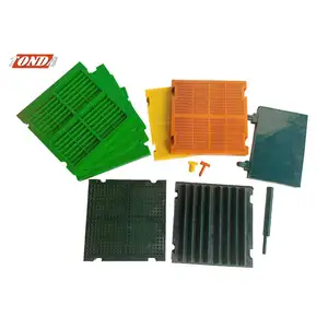 Multi-Size Polyurethane PU Screen Mesh Panel Dewatering Vibrating Screen For Mining Screening