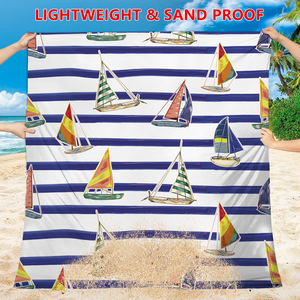 Nuevo estilo Super grueso 3 capas <span class=keywords><strong>Anti</strong></span>-<span class=keywords><strong>Arena</strong></span> máquina lavable impermeable plegable al aire libre Mat para Picnics playas campings Logo - Product Image 4