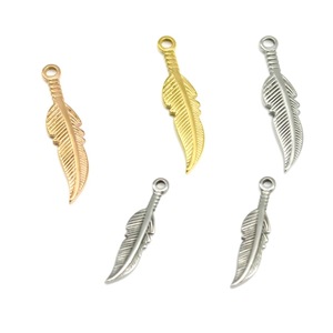 Colgantes de Plumas de Acero Inoxidable Unisex para Collares y Pendientes (80-110 Caracteres) - Product Image 2
