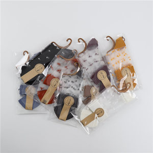 Vintage <span class=keywords><strong>Happy</strong></span> Cute Thin Crew Slouch Sheer <span class=keywords><strong>Calcetines</strong></span> Sueltos Complejo Bordado Dot Tul Nylon Transparente Sheer <span class=keywords><strong>Calcetines</strong></span> Niñas - Product Image 4