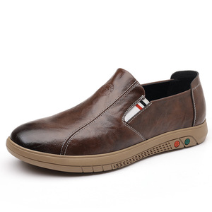 Mocassins noirs pour hommes, en PU, décontractés, pour le bureau, confortables, semelle intermédiaire EVA antidérapante, hiver/printemps - Product Image 5