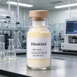 Hinokitiol en Polvo Natural de Alta Calidad 98% 99%, Materia Prima Cosmética CAS 499-44-5, β‑Thujaplicin a Granel para el Cuidado del Cabello y Cuero Cabelludo - Product Image 2
