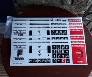 Chất lượng cao 0.43mm Polycarbonate TATSU nắng gda thay thế bàn phím Sticker trong kho - Product Image 4