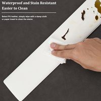 Repose-poignets pour clavier Akko Anime en mousse à mémoire de forme, support rembourré doux, prévient les douleurs au poignet, pour la frappe continue et le jeu (noir 390x70x19mm)