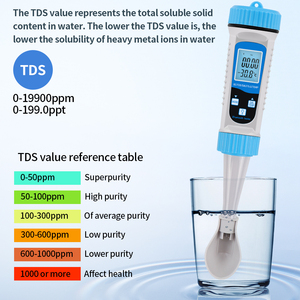 Nuevas llegadas BT785 Multifuncional 5-en-1 Cuchara Probador de calidad del agua Inicio EC.TDS.SALT S.G Temp Probador de purificador de agua - Product Image 2