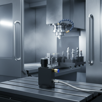 Pré-ajusteur optique DTS-200, diamètre 20 mm, répétabilité 0,001 mm, sortie NO/NC, étanche IP68, résistant à l'huile, pour machines CNC