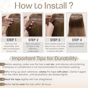 <span class=keywords><strong>Extensiones</strong></span> de Cabello Humano 100% Remy <span class=keywords><strong>con</strong></span> Doble Trama, Estilo Ondulado Rizado para <span class=keywords><strong>Trenzas</strong></span>, <span class=keywords><strong>Extensiones</strong></span> de Cabello <span class=keywords><strong>con</strong></span> Cinta Adhesiva - Product Image 5