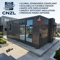 Maison conteneur modulaire préfabriquée portable à structure en acier, format plat, 20 pieds et 40 pieds, pour logement d'expédition, habitation ou dortoir de travailleurs