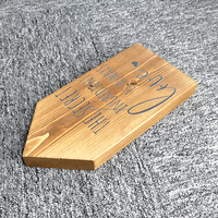 Produits naturels en gros blocs de bois massif en forme de maison non finis en bois personnalisé pour les projets d'artisanat de bricolage
