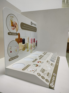 Tùy chỉnh thiết kế thương mại sử dụng Acrylic truy cập sản phẩm hiển thị bảng hàng đầu mỹ phẩm trang điểm Acrylic hiển thị đứng - Product Image 5