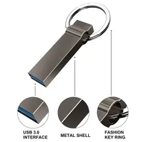 Keyring Usb 2.0 3.0 1gb 2gb 4gb 8gb 16gb 32gb 64gb Cle Usb Flash Disk Drive Memoria Usb dengan Logo khusus