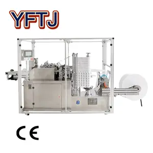 사용자 친화적 인 YFTJ 새로운 업데이트 고속 600-1200 가방/분 알코올 면봉 패드 중국에서 만든 기계 만들기 6 레인 기계