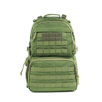 Sac à dos tactique pour ordinateur portable Molle en nylon imperméable avec fermeture éclair durable en polyester, capacité de 35 à 40 L pour le camping, la randonnée, les sports de jour