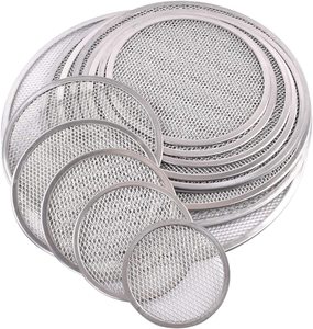 Estante para pizzas, soporte de 8 capas, 16,7 ''H x 12'' <span class=keywords><strong>L</strong></span> x 12 ''W, juego de aluminio para hornear pizzas para un fácil almacenamiento y horneado de pizzas múltiples - Product Image 6