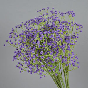 थोक प्लास्टिक विभिन्न रंग बच्चे सांस फूल कृत्रिम शादी की सजावट प्लास्टिक बाल फूल - Product Image 3