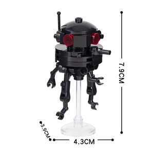 Ensemble de blocs de construction MOC Space War Empire Spy Plane Imperial Probe Droid, kits DIY, briques MOC, jouets pour enfants, Mould King MOC2012 - Product Image 2