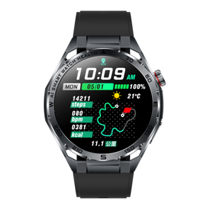 <span class=keywords><strong>Reloj</strong></span> Inteligente ET474 IP68 Resistente al Agua con Linterna, ECG, Monitor <span class=keywords><strong>de</strong></span> Frecuencia Cardíaca, Presión Arterial, <span class=keywords><strong>Reloj</strong></span> Inteligente Deportivo para la Salud - Product Image 3