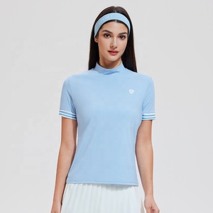 Camicie da Tennis a <span class=keywords><strong>manica</strong></span> <span class=keywords><strong>corta</strong></span> da ginnastica in Nylon Spandex <span class=keywords><strong>Polo</strong></span> personalizzate da <span class=keywords><strong>donna</strong></span> Comfort Sport Golf Shirt da <span class=keywords><strong>donna</strong></span> - Product Image 3