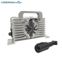 Chargeur de batterie pour voiturette de golf électrique Longrun Lifepo4 Li-ion 36V 48V Plomb-acide 1500W IP66 pour Ezgo Club Car Yamaha