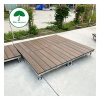 Innovatives Design Wartungsfreies Höhenverstellbares Modulares WPC-Decksystem Holz-Kunststoff-Verbundplattform für Bühnenaufbau