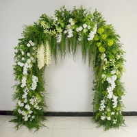 S505 Nouveau design, support pour arrangement floral artificiel, verdure blanche, arche de fleurs artificielles pour la décoration de mariage