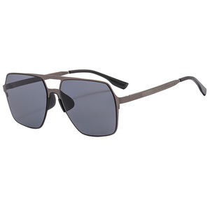 Gafas de Sol Polarizadas Red Wolf para Hombre, Lentes de Nailon con Protección UV400, Montura Negra, Estilo Conducir, Moda Instagram, Protección Solar - Product Image 1