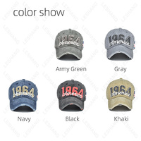 Vente en gros de casquette avec logo personnalisé casquette de papa en coton lavé 6 panneaux usés casquette de baseball brodée en 3D