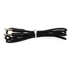 Câble Aux stéréo tressé 3.5mm mâle à mâle, câble Audio pour <span class=keywords><strong>iPhone</strong></span>, téléphone de <span class=keywords><strong>voiture</strong></span>, casque MP4, haut-parleur, <span class=keywords><strong>cordon</strong></span> de ligne, 1m - Product Image 5