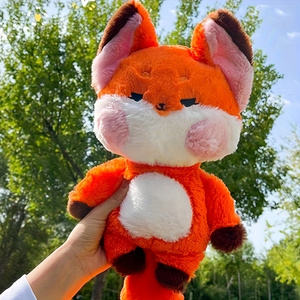 US 3-5 Tage Lieferzeit Niedliche Fuchs-Plüschpuppe Weiches Stofftier mit Flexiblen Designdetails für Geschenke, Dekoration und Ausstellung - Product Image 5
