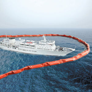 Pluma de retención de derrames tipo flotador de PVC, flotante sólido para aguas en la costa, pluma de aceite de PVC - Product Image 1