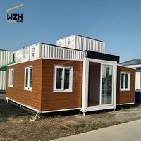 Australie Maison de conteneur extensible Maisons préfabriquées préfabriquées portables de 20 pieds