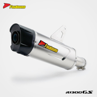 Système d'échappement slip-on en fibre de carbone 3D pour moto Forsound Factory, vente en gros, pour BMW R1250 R1300GS, avec tuyau de liaison performance