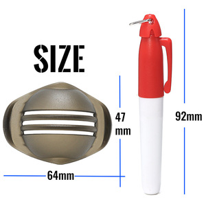 <b>Golf</b> Ball Marking Tool Plastic Portable Scribble Shell A For <b>Golf</b> And Other Ball Sports - Product Image 5