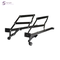 Mécanisme de canapé coulissant à double usage peu encombrant, rail de guidage, charnière cachée, glissière de tiroir push-pull pour chambre à coucher, école, design moderne