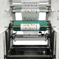 Type à grande vitesse de pile de 6 couleurs machine d'impression flexographique pour le papier