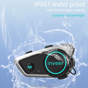 <span class=keywords><strong>Kit</strong></span> d'intercom <span class=keywords><strong>Bluetooth</strong></span> pour casque de <span class=keywords><strong>moto</strong></span> Inveer X5 1000M, communication duplex pour <span class=keywords><strong>2</strong></span> motards, système de communication pour <span class=keywords><strong>moto</strong></span> - Product Image 5