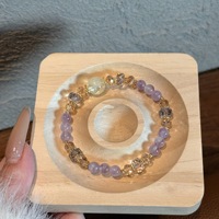 Bracelet en perles de pierres précieuses naturelles, cristal, strass, améthyste, quartz rose, œil de tigre, richesse, Feng Shui, bohème, géométrique