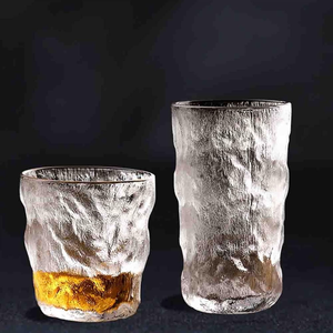 Vaso de Vidrio Personalizado con Textura en Relieve, Vaso Moderno para Regalos Promocionales, Servicio OEM al por Mayor - Product Image 5